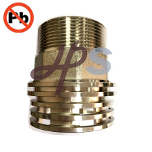 El hilo masculino de cobre amarillo de poco plomo PPR / CPVC inserta al fabricante